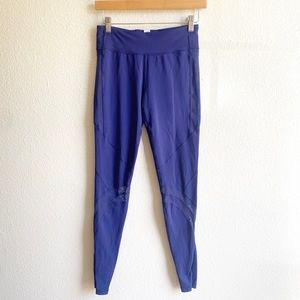 Ivivva by Lululemon Girls Blue Full Length Leggings With Side Pockets Size 14